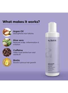 Saturn by GHC Growwb Hair Nourishing Shampoo For Hair Fall & Hair Growth 200 Ml (Pack Of 1)  - Image 4