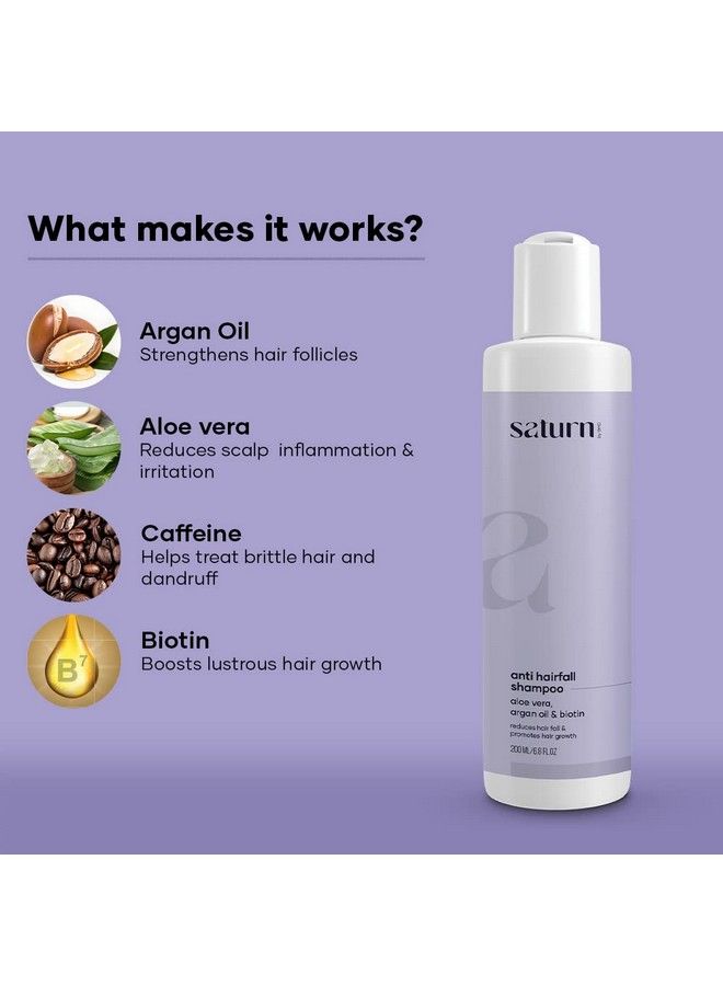 Saturn by GHC Growwb Hair Nourishing Shampoo For Hair Fall & Hair Growth 200 Ml (Pack Of 1) - Image 4