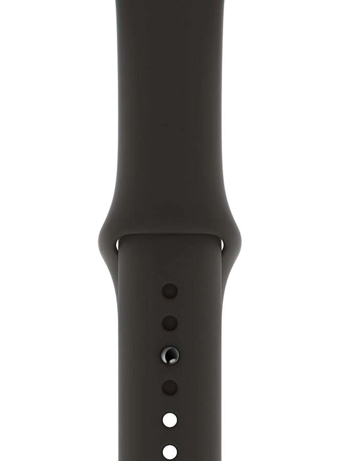 NIBEMINENT Silicone Replacement Band For Apple iWatch Series 1, 2, 3 And 4 Black  - Image 3