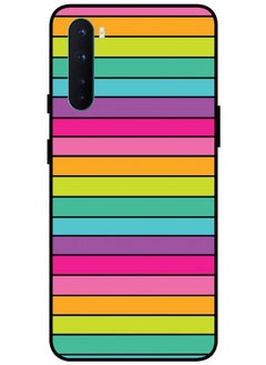 Protective Case Cover For OnePlus Nord Smart Series Printed Protective Case Cover for OnePlus Nord Multicolor Lines