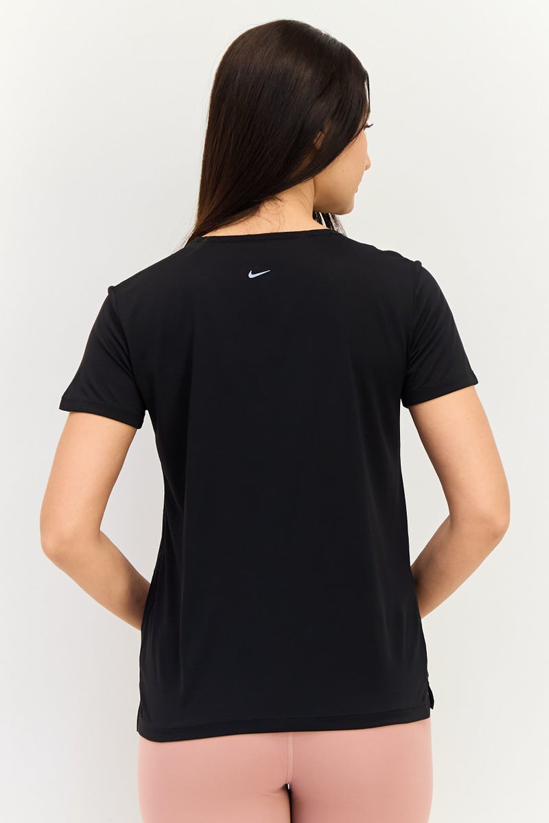 Nike بلوزة تدريبية طويلة الأكمام للنساء بتقنية دري فيت، خوخي - Image 3