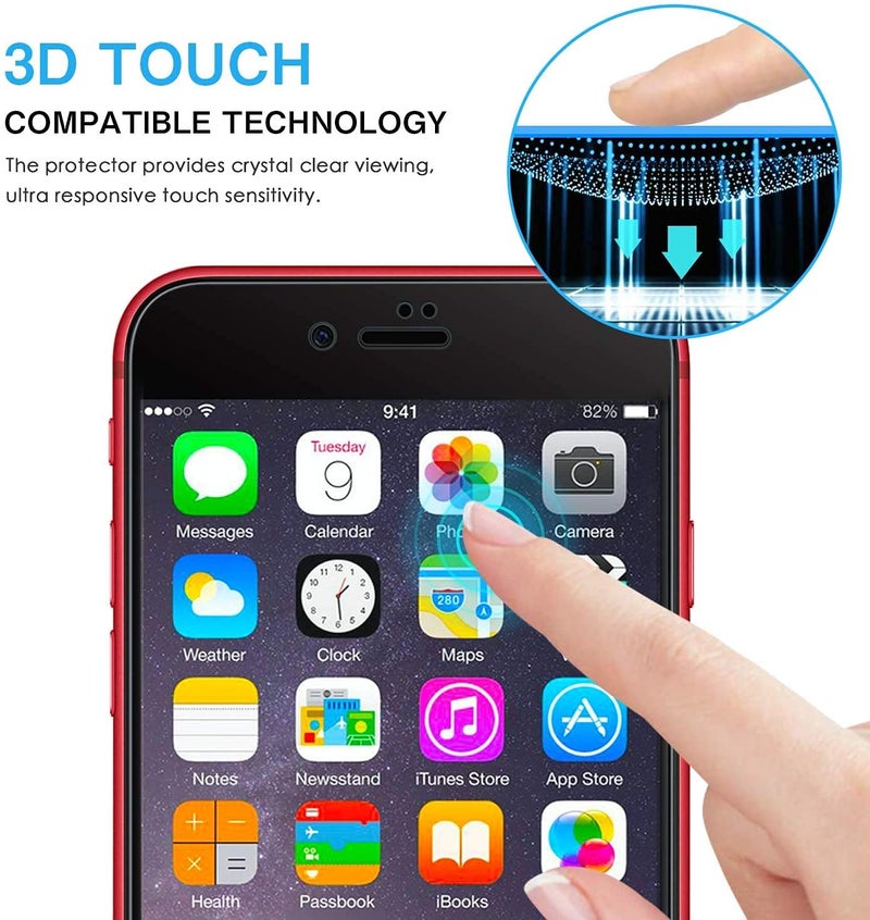 Mobilebies Premium Tempered Glass Screen Protector Guard For iPhone 6 / iPhone 6S (4.7 Inch, Pack of 1) | Edge to Edge Coverage With Easy to installation kit - Image 3