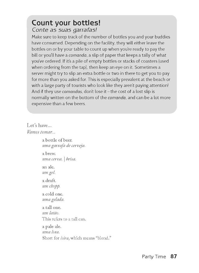 The Brazilian-Portuguese Slang Phrasebook: The Ultimate Soccer Fan's Guide to Slang, Music, F