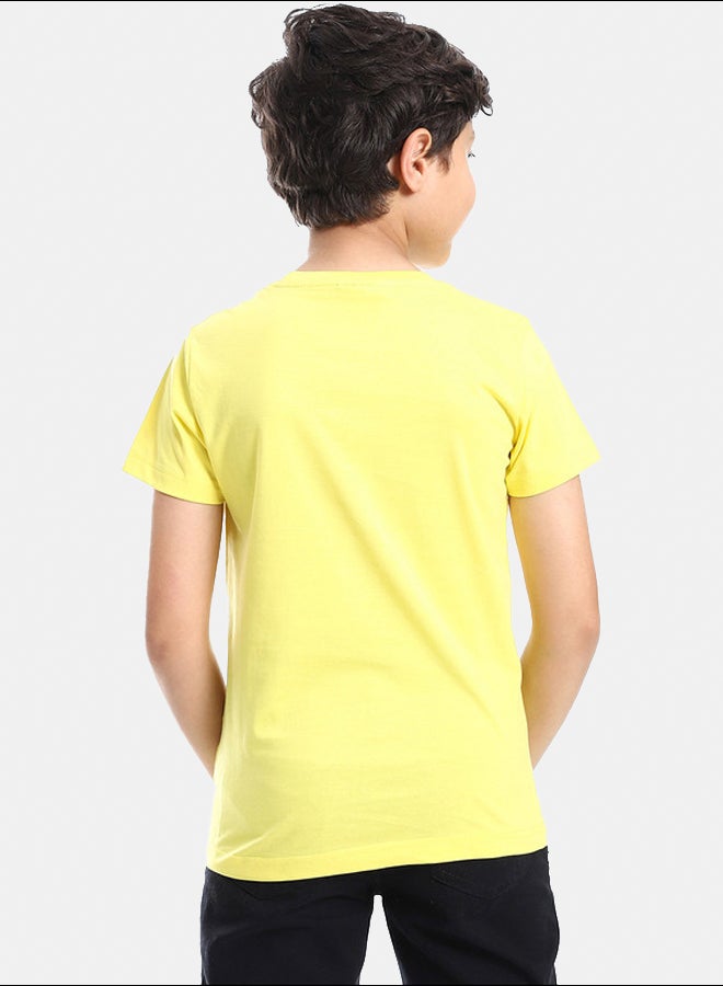 DIADORA Boys Printed Cotton T-Shirt - Image 3