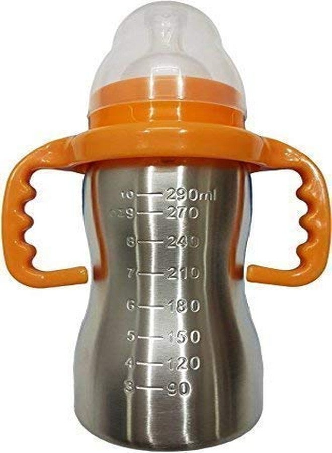 Ineffable Thermal Insulation Stainless Steel Newborn Baby Feeding Bottle 290ML - Image 1