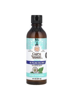 GuruNanda GuruNanda, Natural Whitening Pulling Oil, Coconut + Mint, 8 fl oz (237 ml)  - Image 3