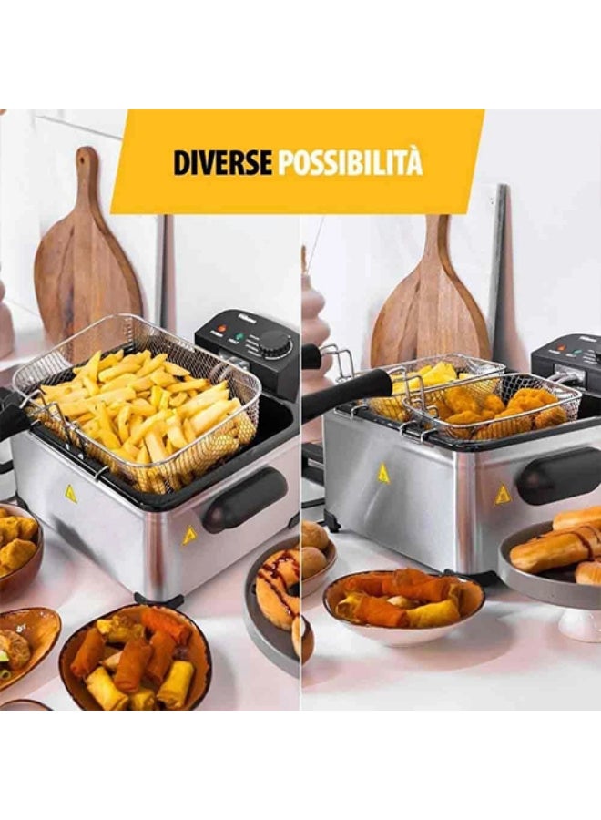 ساموران قلاية زيت - 5  لتر - 2000  واط - HB11-0002 - Image 5