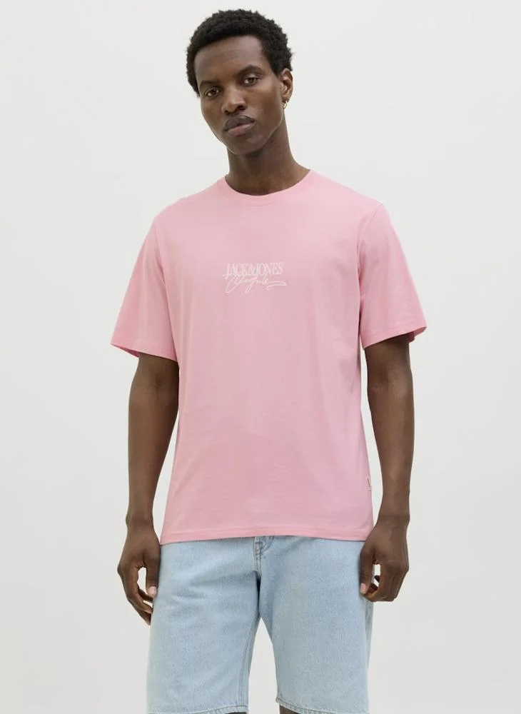JACK & JONES Joralmeria Branding Crew Neck T-Shirt