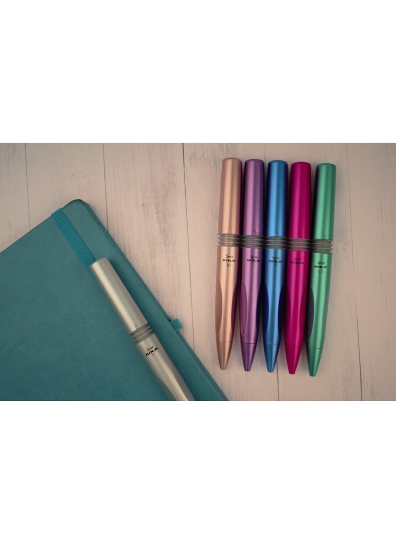 Serve Bold Mechanical Pencil - Metallic Colors - Set of 6  - Image 5