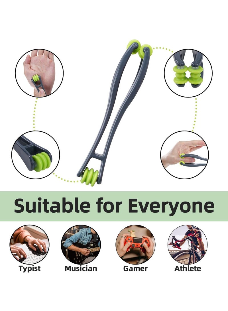 general 2-in-1 Finger u0026 Hand Massager Roller and 5 Pcs Acupressure Massage Rings for Finger Hand Massage, for Circulation, Stress, Arthritis and Hand Pain Relief,for Hands, Palm u0026 Wrist - Image 5