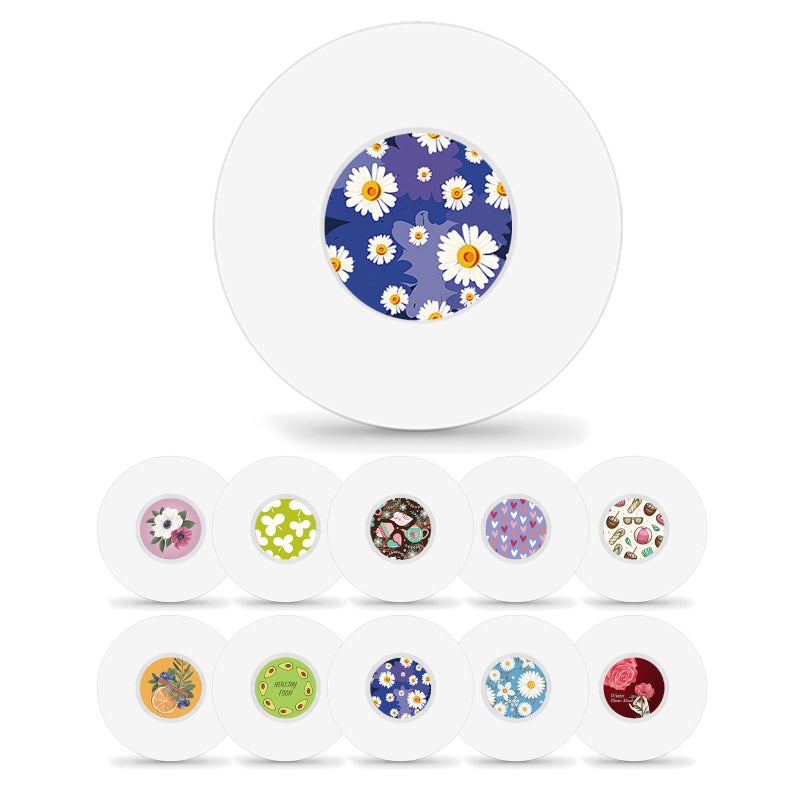 HONYOU HONYOU Libre 2 Lingo Sensor Covers Waterproof Adhesive Patches for Freestyle Sensor Multi Pattern Stickers CGM Tape Clear Bandage Hypoallergenic LatexFree 14days Long Stay Total 40Pack