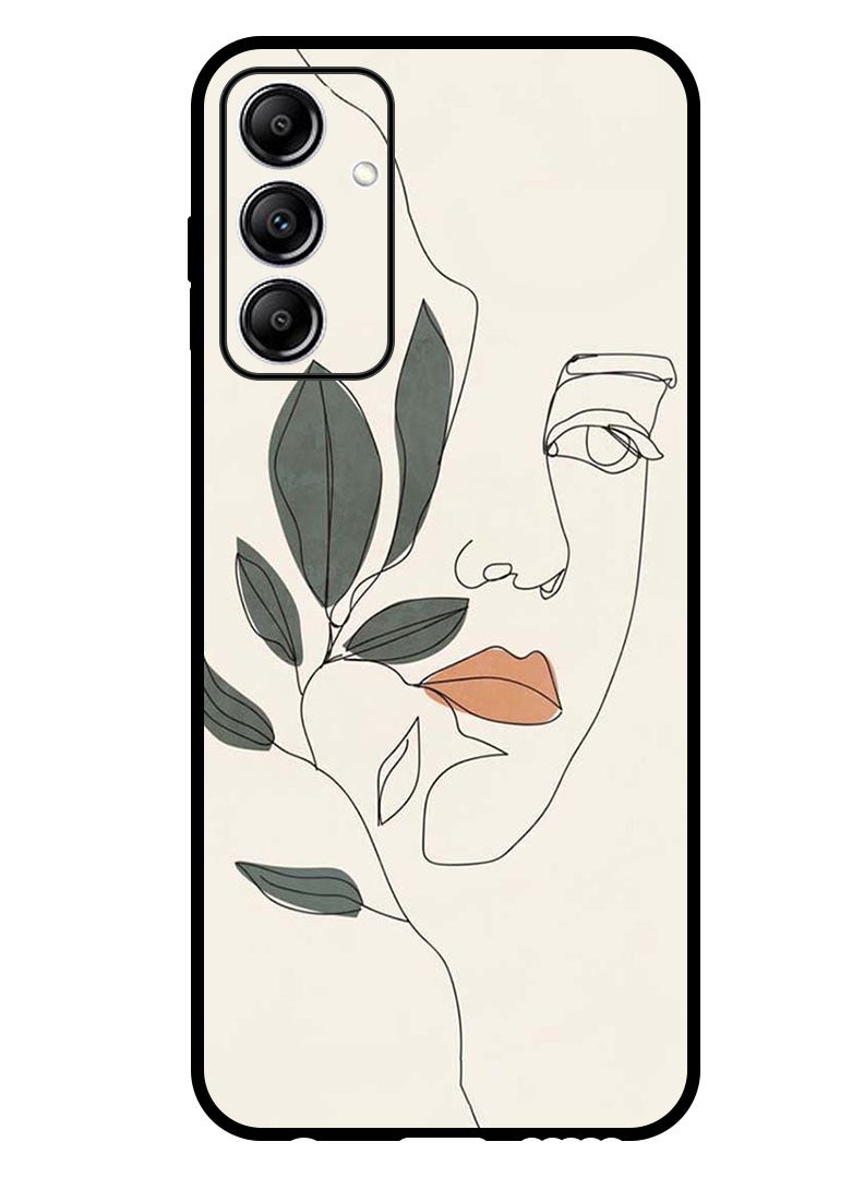 Theodor Protective Case Anti Scratch Shock Proof Bumper Cover For Samsung Galaxy A55 Girl Art - Image 1