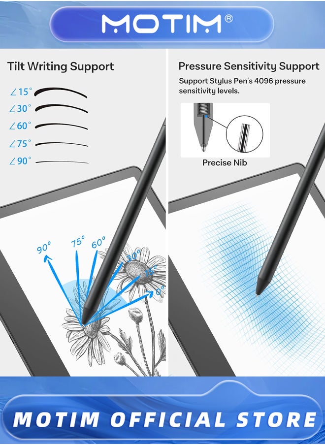 Motim Pack of 2 Alloy Replacement Tips with Tools and Storage Box Compatible with Samsung Series Note10 Note20 & Tab S6 S7 S8 S9 Series & New Series S22U S23U S24U  - Image 4