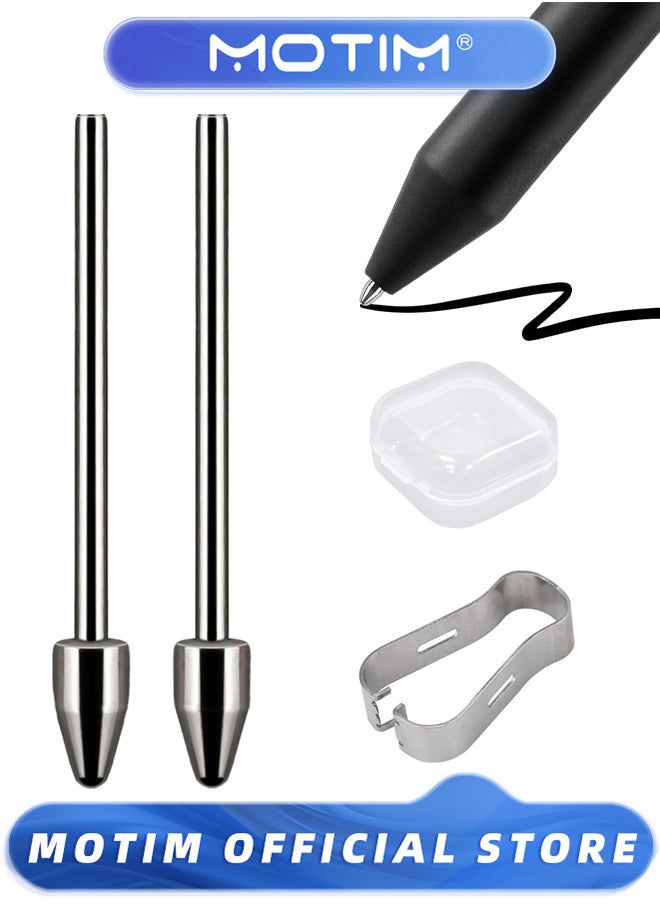 Motim Pack of 2 Alloy Replacement Tips with Tools and Storage Box Compatible with Samsung Series Note10 Note20 & Tab S6 S7 S8 S9 Series & New Series S22U S23U S24U  - Image 1