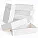 YANGTE 12 Premium Gift Boxes with Lids for Presents Extra Large White Boxes for Wrapping Gifts 4inch Deep Clothing Gift Boxes for Robe Sweater Shirt and Christams Gift - Image 1
