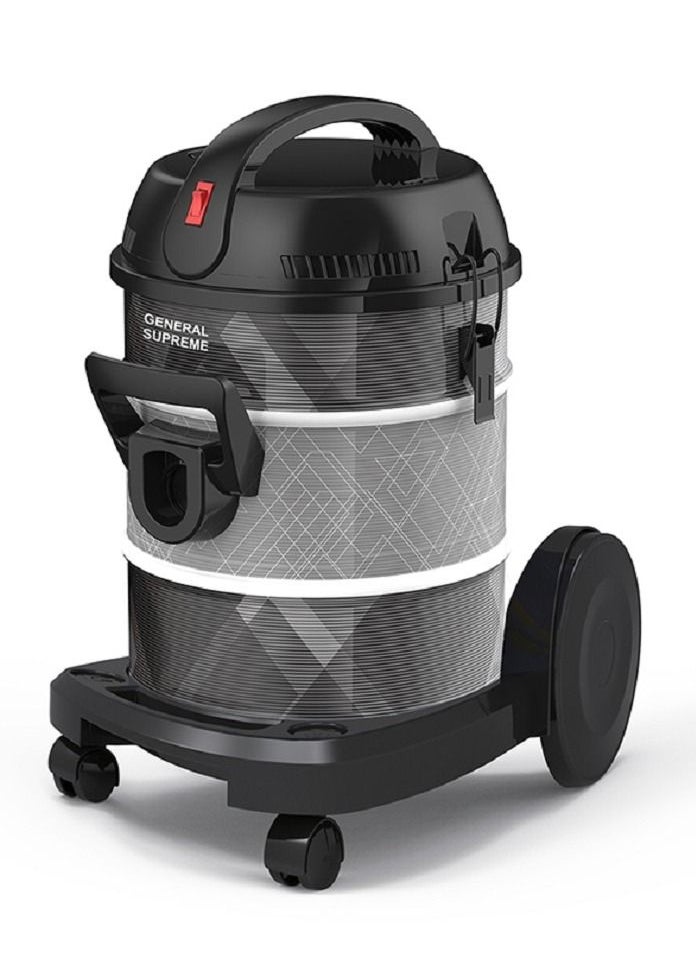 GENERAL SUPREME Drum Type Vacuum Cleaner 2200 W, Dust Capacity 23 Ltrs, Air Flow Control On Handle 