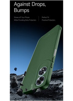 Gear4 Soft Liquid Silicone With Wavey Texture Case Cover For Oppo A60 4G 2024 Gear4 Dark Green  - Image 4