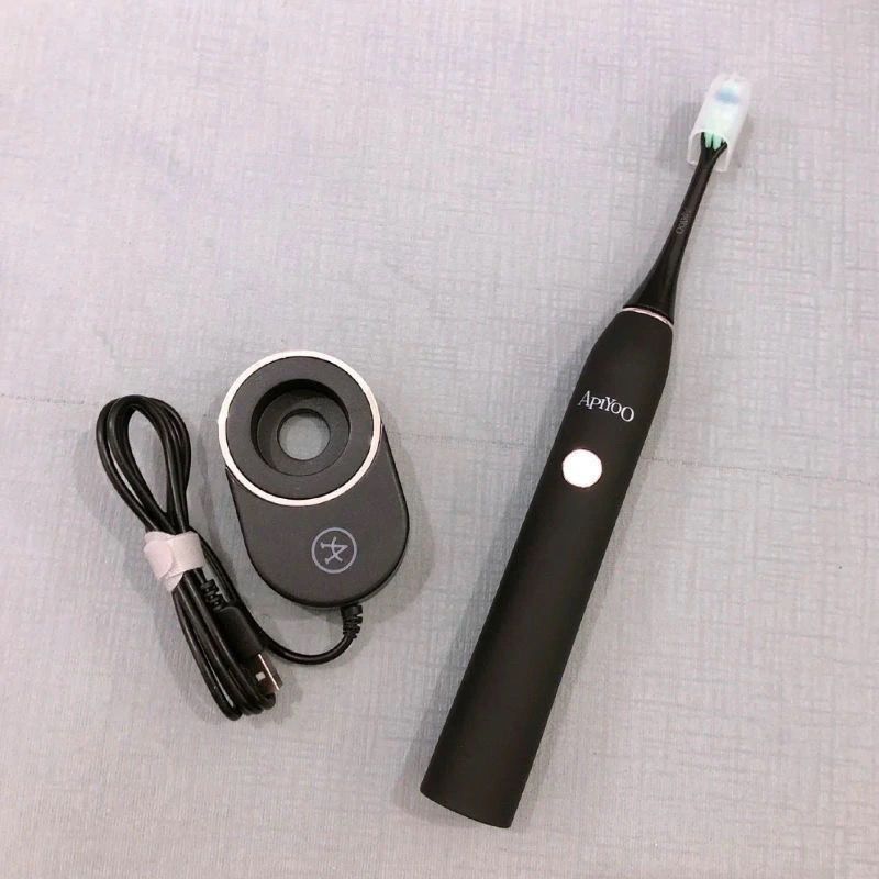 Apiyoo P7 Adult Electric Toothbrush, Automatic Waterproof Sonic, Soft Bristles, Couples Gift, White - Image 4