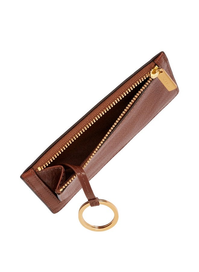 FOSSIL حافظة بطاقات نسائية من جلد فوسيل لوغان بني (SL7925-200) - Image 2