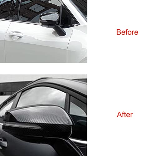 Hyorabyn Car Accessories for Kia Sportage NQ5 2023 2024 Rearview Mirror Covers Trim Carbon Fiber Door Mirror Decoration 2PCS - Image 2