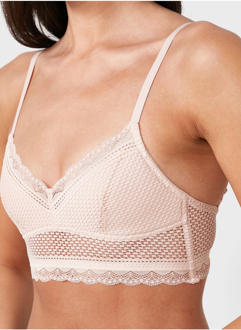 ELLA - Lace Detail Bralette - Image 1