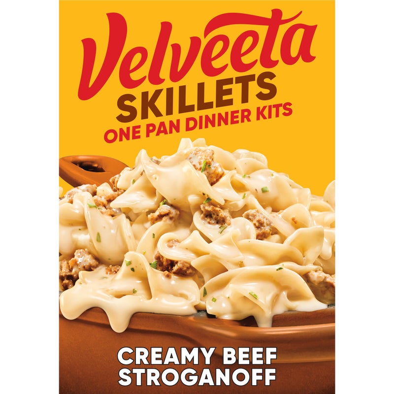 VelVeeta مجموعة عشاء بان واحد من فيلفيتا سكيلتس لشرائح اللحم بالكريمة مع صوص الجبن 116 أوقية صندوق - Image 3