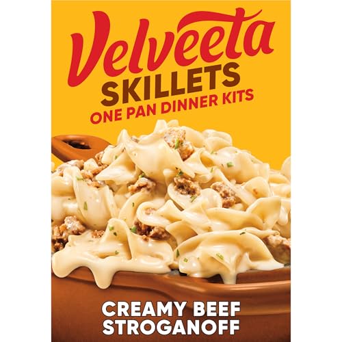 VelVeeta مجموعة عشاء بان واحد من فيلفيتا سكيلتس لشرائح اللحم بالكريمة مع صوص الجبن 116 أوقية صندوق - Image 1