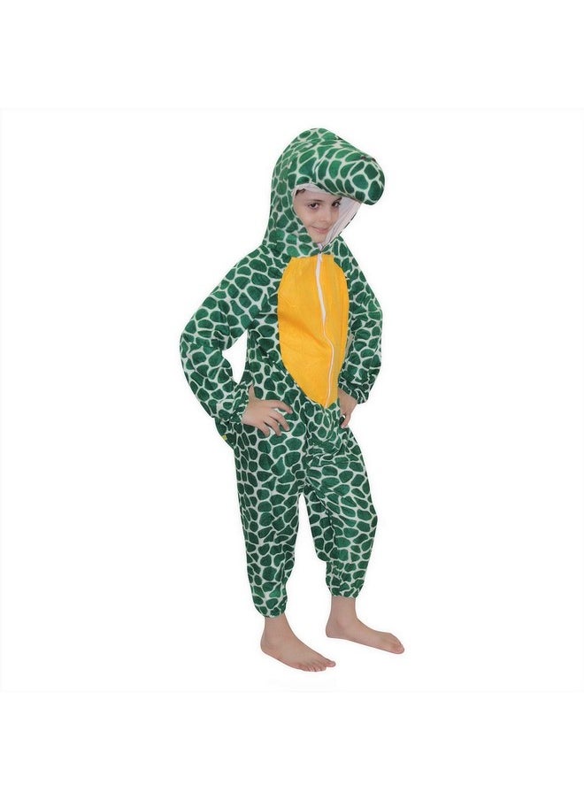 Kaku Fancy Dresses Kaku Fancy Dresses Tortoise Water Animal Costume -Green, 7-8 Years, For Boys & Girls  - Image 1