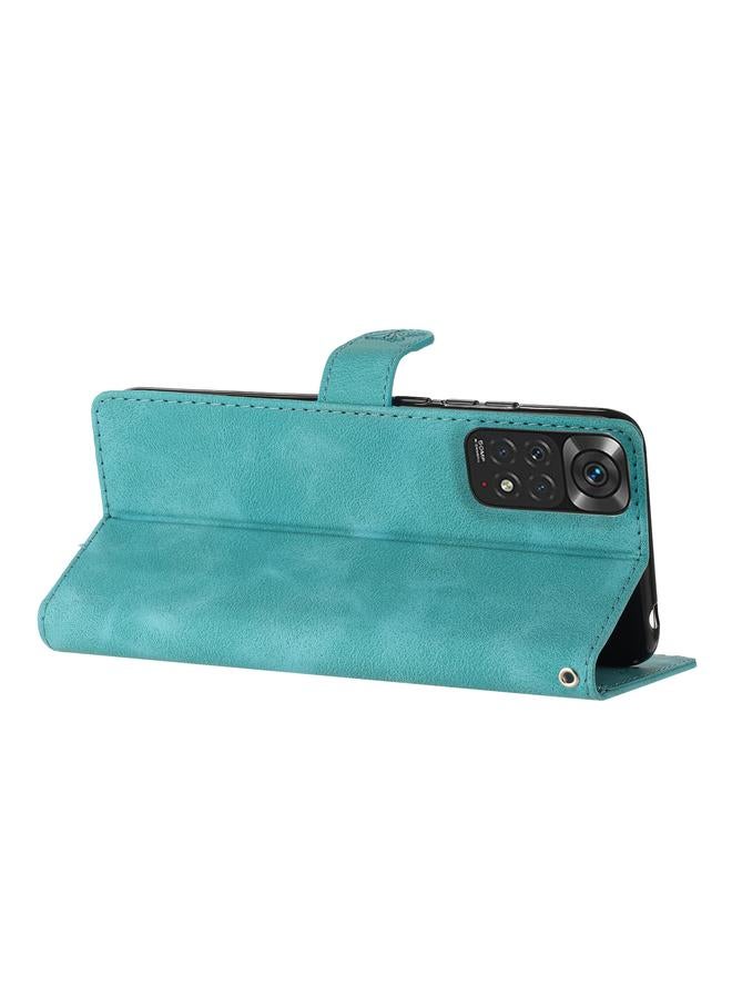 erorex Case For Xiaomi Redmi Note 11 4G Global / Note 11S Flower Butterfly Embossing Pattern Leather Phone Case - Image 5