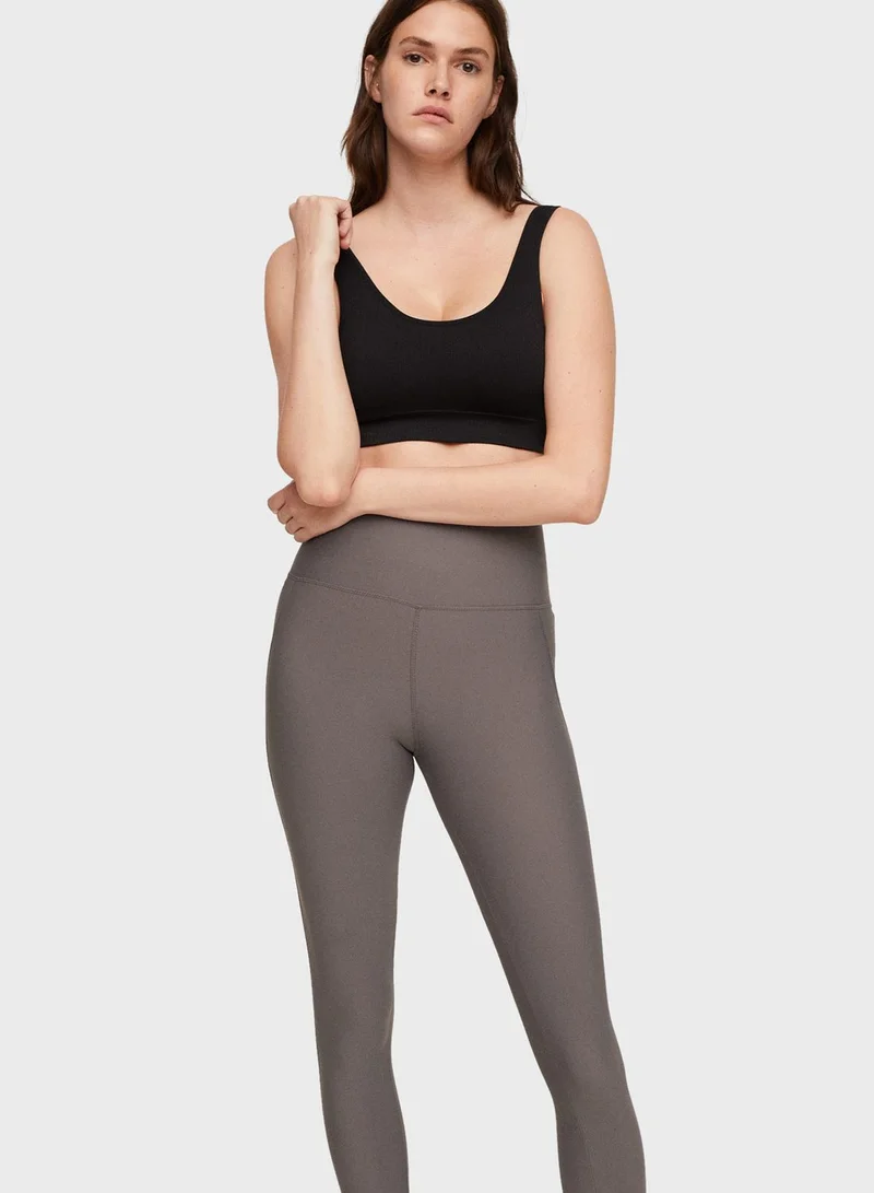 MANGO High Waist Leggings