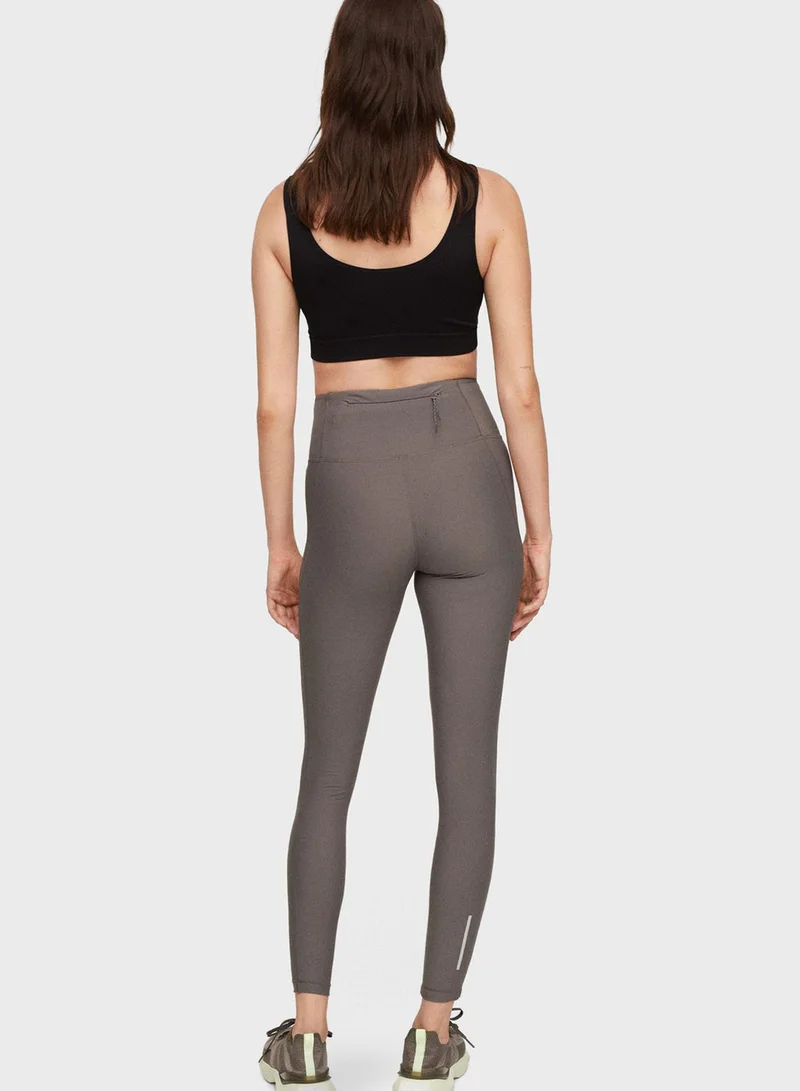 MANGO High Waist Leggings