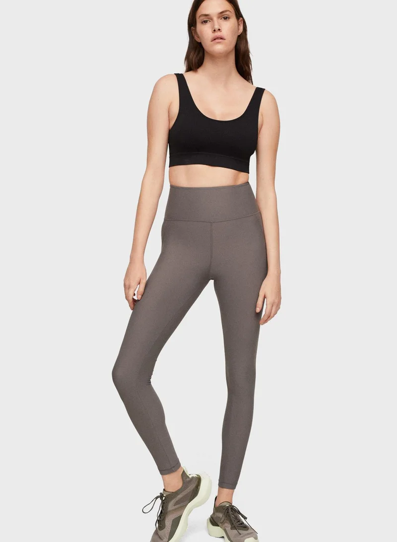 MANGO High Waist Leggings