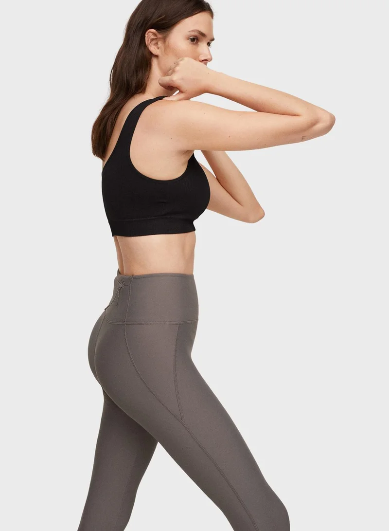 MANGO High Waist Leggings