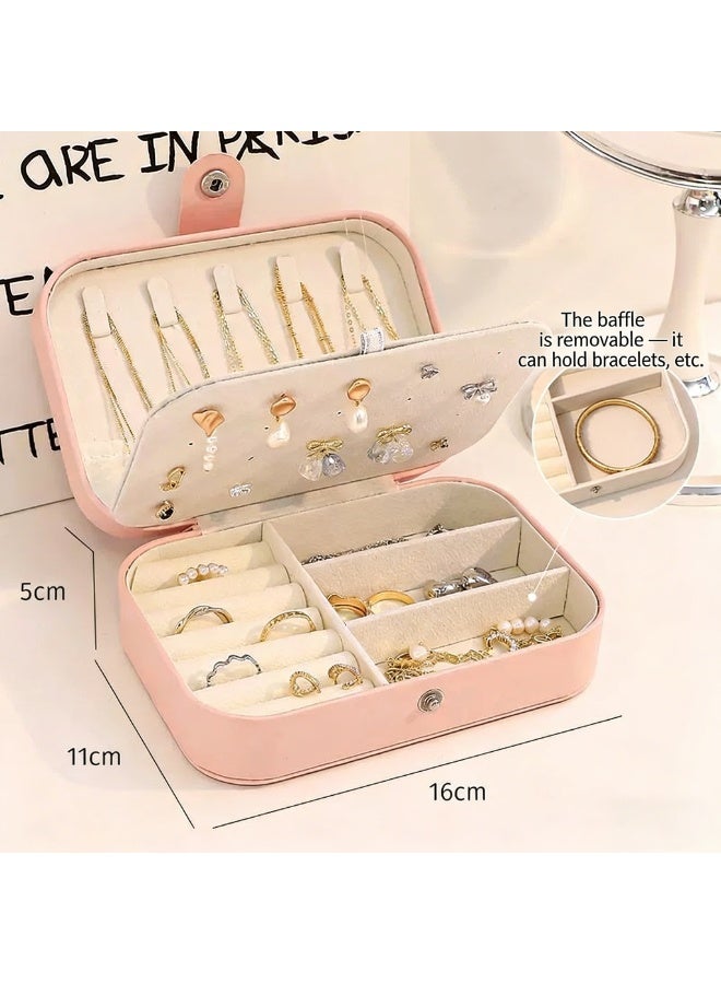 علبة مجوهرات أنيقة للتخزين | منظف سفر قابل للحمل بسعة كبيرة مع حماية من الأكسدة - Image 1