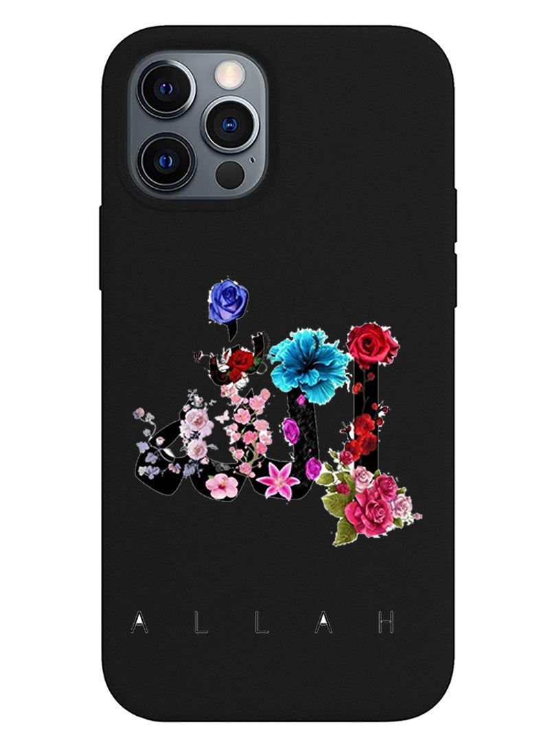 Theodor Protective Slim Fit Case Liquid Silicone Cover with Full Body Protection Anti-Scratch Shockproof Case For iPhone 12 Pro Black  - FORZA504 Basketball copy - Image 1