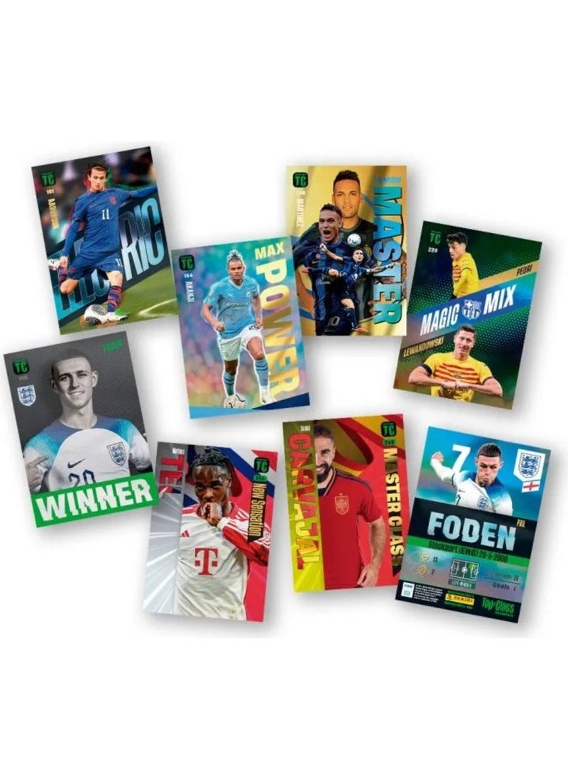 Toyfest - Panini Fifa Top Class 2024 Fat Pack Football Cards + 4 Packs (96 Cards + 8 Holo Giants Cards) - Image 1