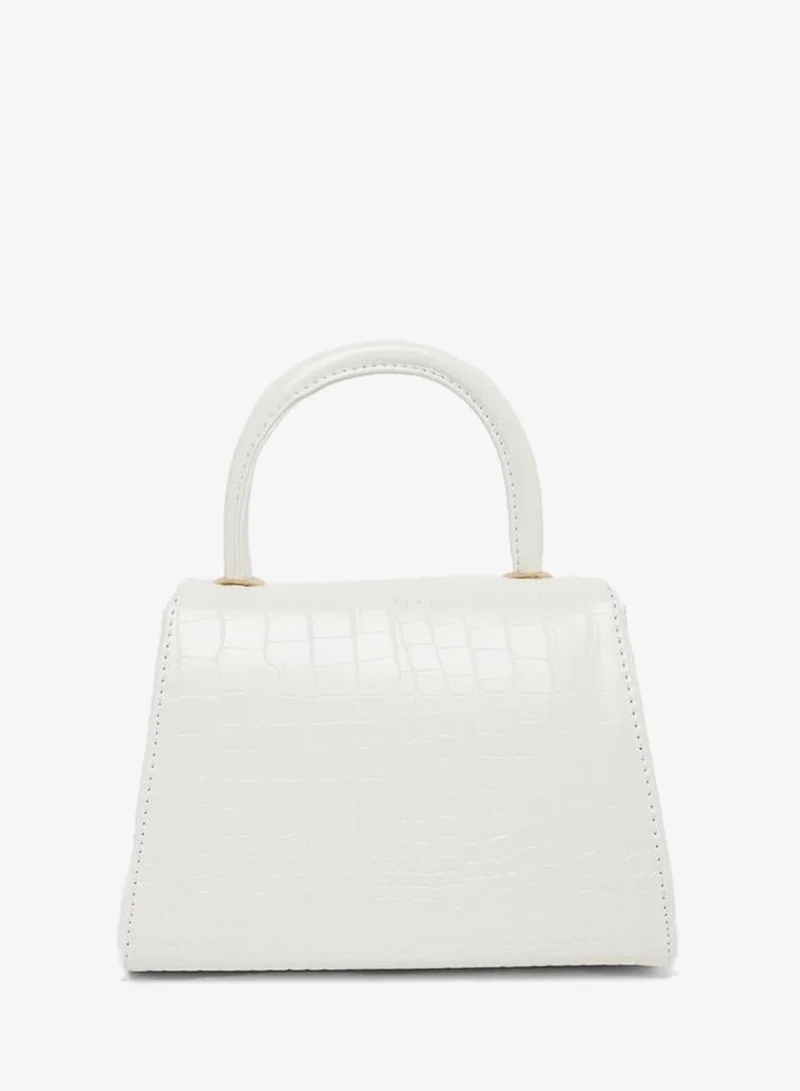 Styli  Textured Handbag with Detachable Strap for Women | Best Price UAE
