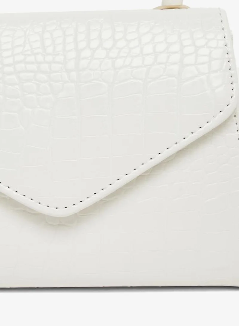 Styli  Textured Handbag with Detachable Strap for Women | Best Price UAE