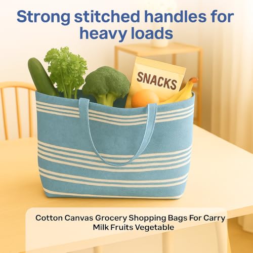 Värde Laundry Bag with Handle Pack of 1 | Foldable Clothes Laundry Bag | Also Works as Carry Bag | Lightweight & Durable | Perfect for College, Travel, and Daily Use | Handloom Blue - Image 5
