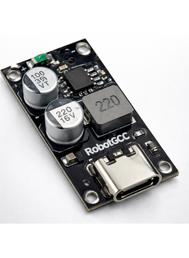 robotgcc Step Down Voltage Regulator Module DC Buck Converter Fast Charging USB Type C Power Supply Board 12V 24V to 5V Stable Output for Arduino IoT Robotics Smart Devices DIY Projects - Image 4