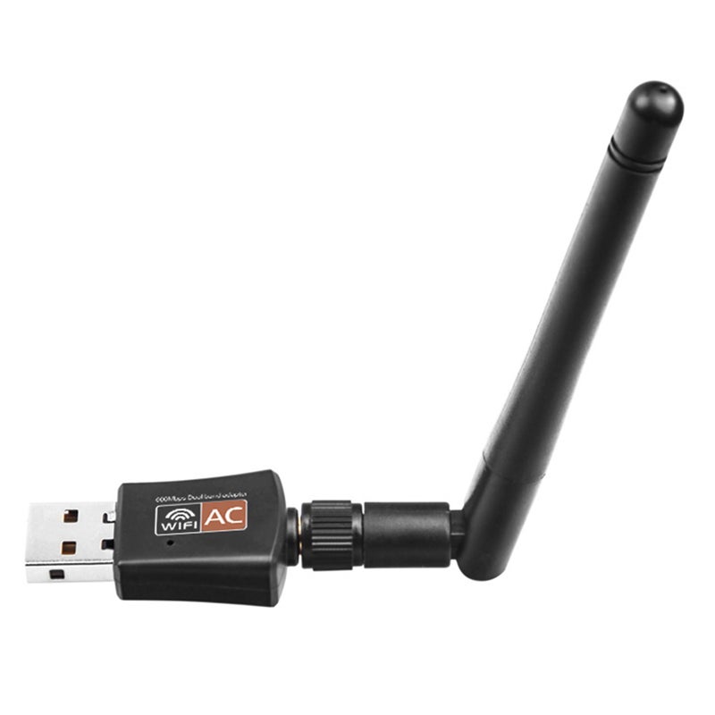 USB WiFi Adapter 600Mbps Dual Band Wireless Network Adapter Dongle 2.4GHz / 5.0GHz Ethernet 802.11AC w/ Antenna for Laptop Desktop Tablet PC Smart Phone - Image 2