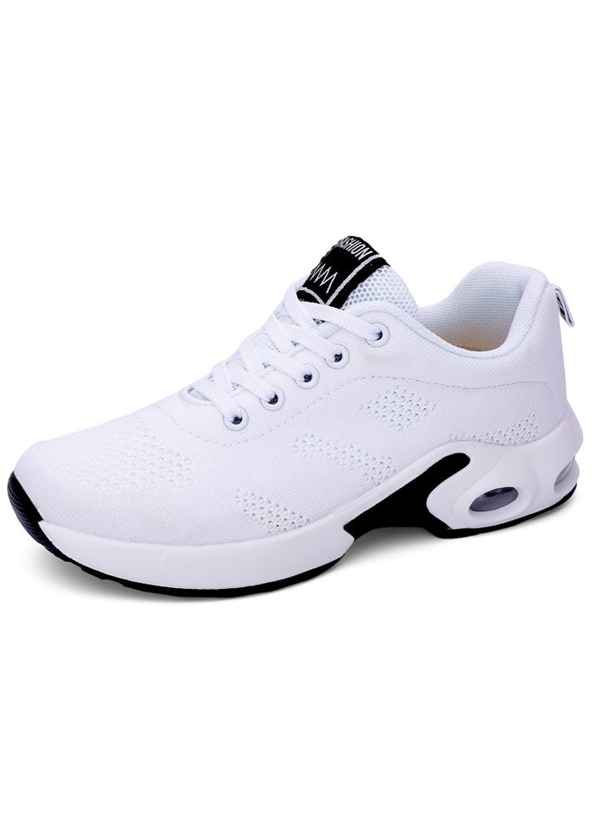 Women Lace-up Air CushionCRunning Shoes Soft-soled Sneakers  - Image 1