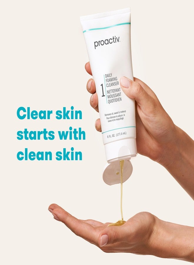 Proactiv Daily Foaming Cleanser for Acne-Prone Skin, Oil & Makeup Remover, Brightening Face Wash, Paraben-Free, Targets Post-Acne Dark Marks, 6 Fl Oz - Image 2