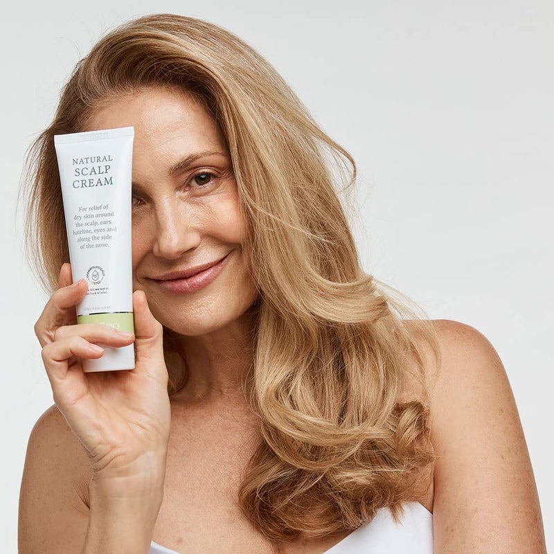 MooGoo Scalp Cream - Seborrheic Dermatitis & Cradle Cap Natural Formula, Relief for Red, Itchy, Crusty & Dry Skin Around the Scalp, Ears, Hairline, Eyes & Nose, for Babies & Adults, 120g / 4.2oz. - Image 2