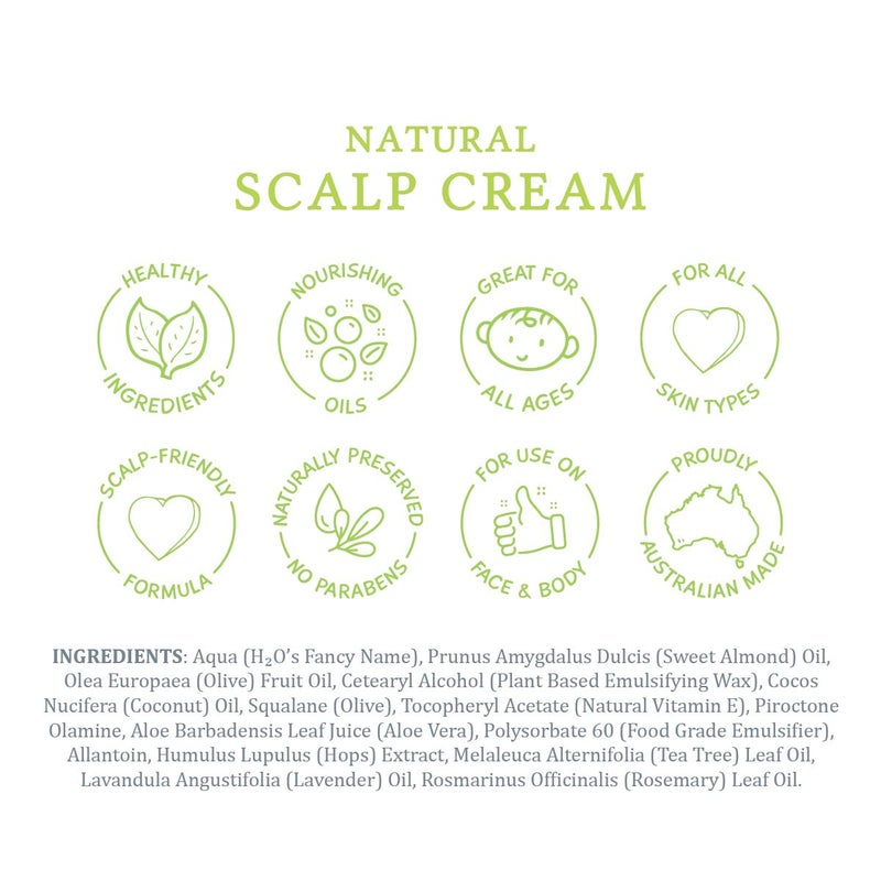 MooGoo Scalp Cream - Seborrheic Dermatitis & Cradle Cap Natural Formula, Relief for Red, Itchy, Crusty & Dry Skin Around the Scalp, Ears, Hairline, Eyes & Nose, for Babies & Adults, 120g / 4.2oz. - Image 5