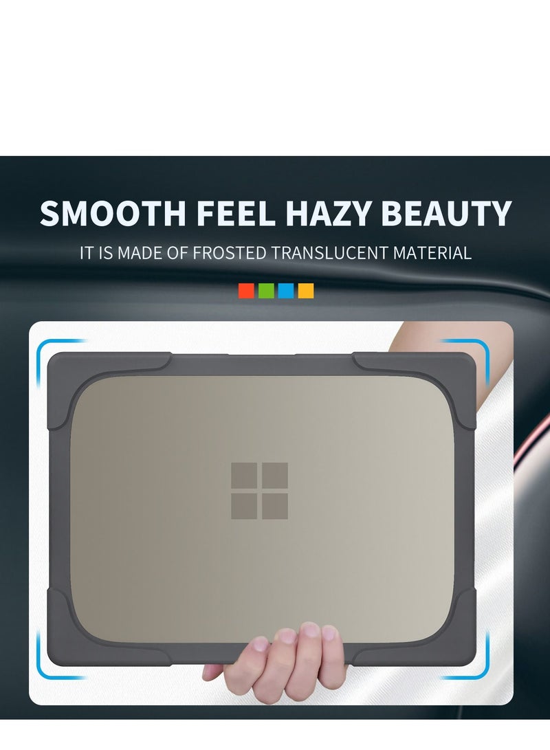 Hard Shell Case Cover with Kickstand Shockproof Function for Microsoft Laptop Go 12.4inch