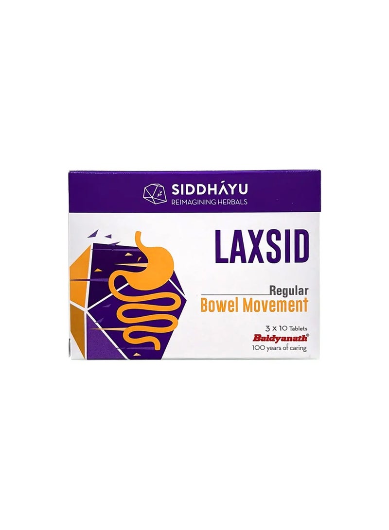 Siddhayu Laxsid Tablets for Constipation Relief – Pack of 30’s