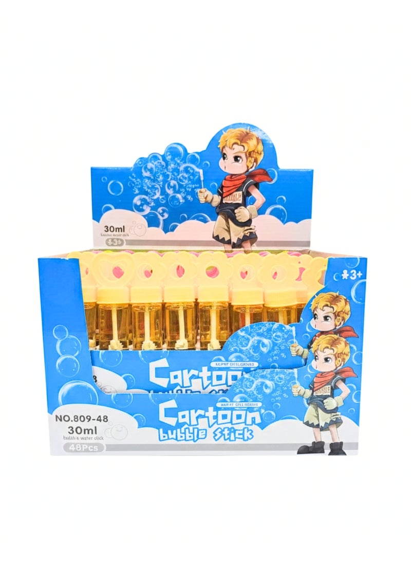 عصا فقاعات صابون للأطفال عبوة 30 مل – تتكون من 48 حبة - Image 2