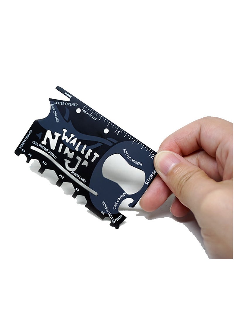 Wallet Ninja - Wallet Ninja Multitool Card 18 in 1 Credit Card Multi-Tool - Image 1