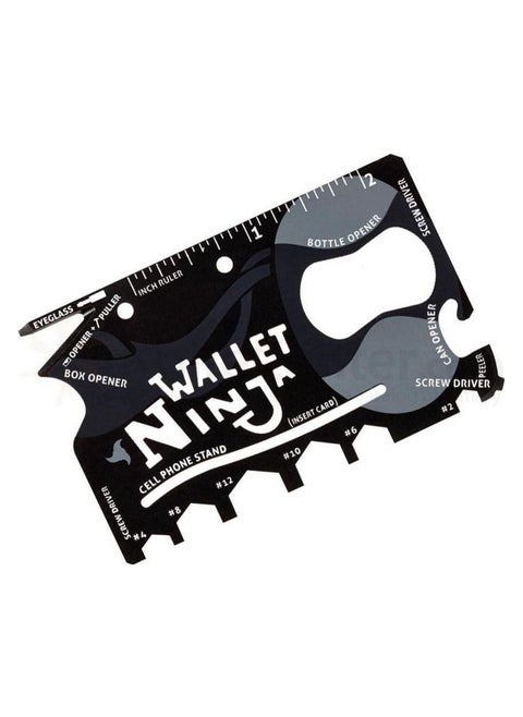 Wallet Ninja Multitool Card 18 in 1 Credit Card Multi-Tool